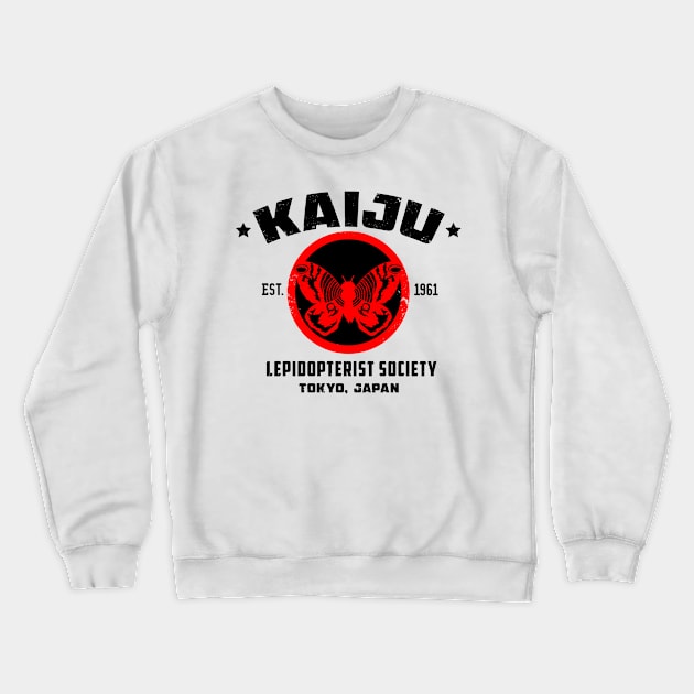 Kaiju Lepidopterist Society (Light Print) Crewneck Sweatshirt by Nerdology